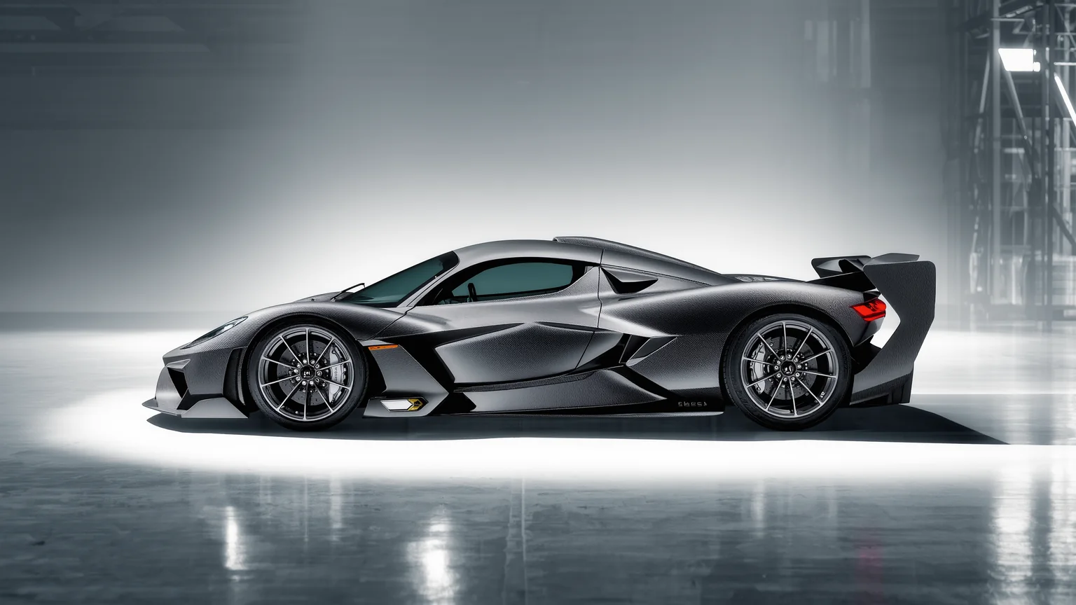 Aerodynamischer McLaren-Supersportwagen mit Carbon-Details