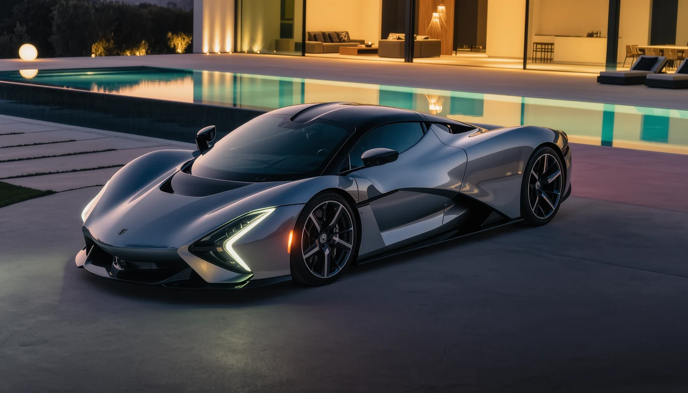Luxury cars at a glamorous event.
